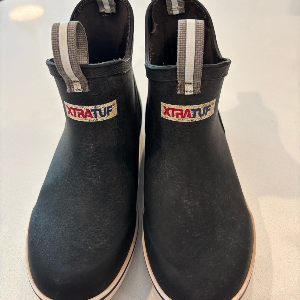 XTRATUF Navy Ankle Boots